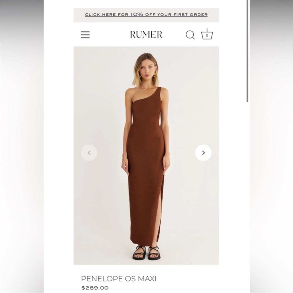 Rumer Penelope Maxi size Small dress